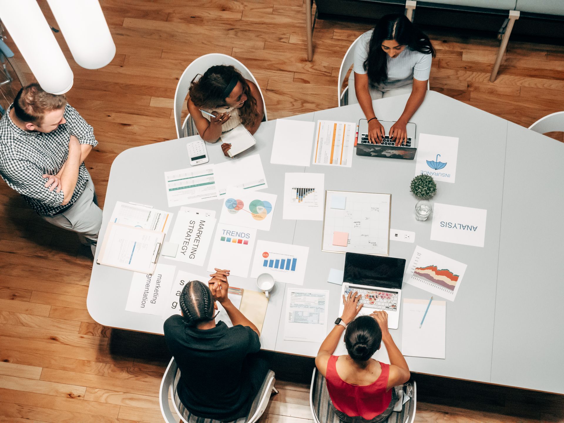 Blueprint studio workspace for AI earnings skills training in Montreal
